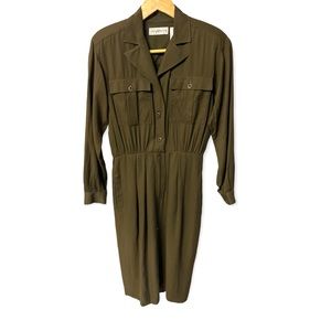 Liz Claiborne Petite vintage Y2K classic shirt dress